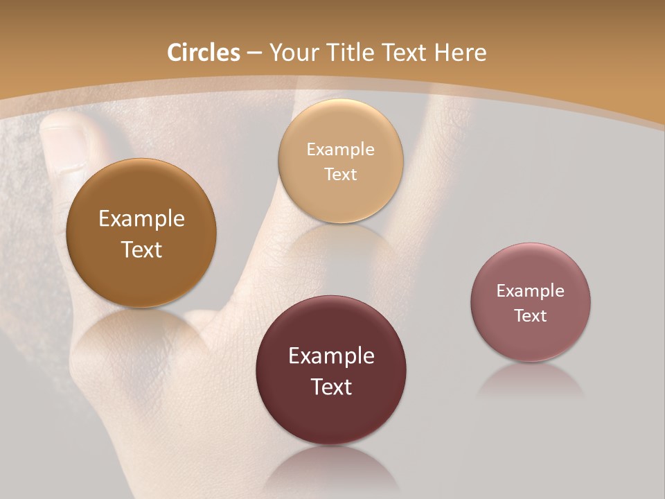 A Man With His Hands On His Face PowerPoint Template