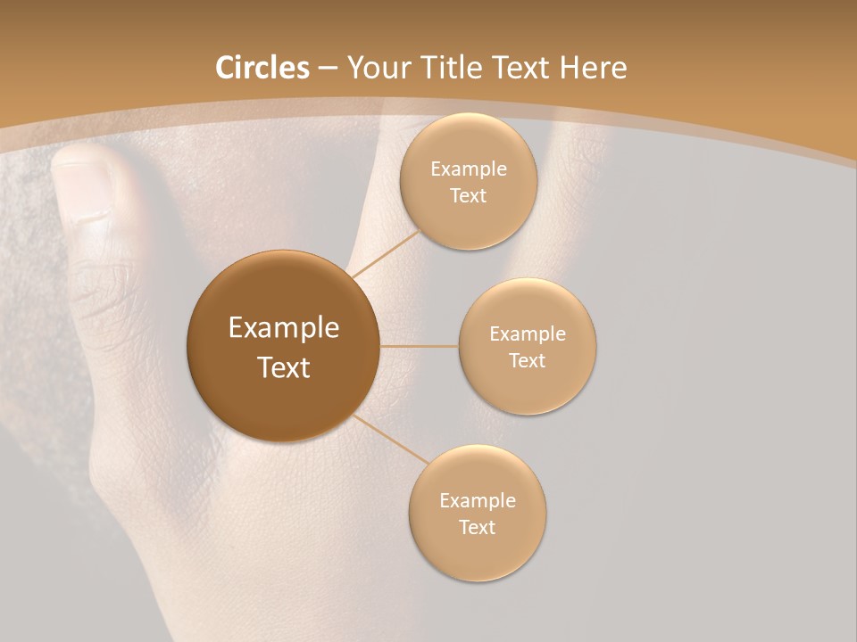 A Man With His Hands On His Face PowerPoint Template