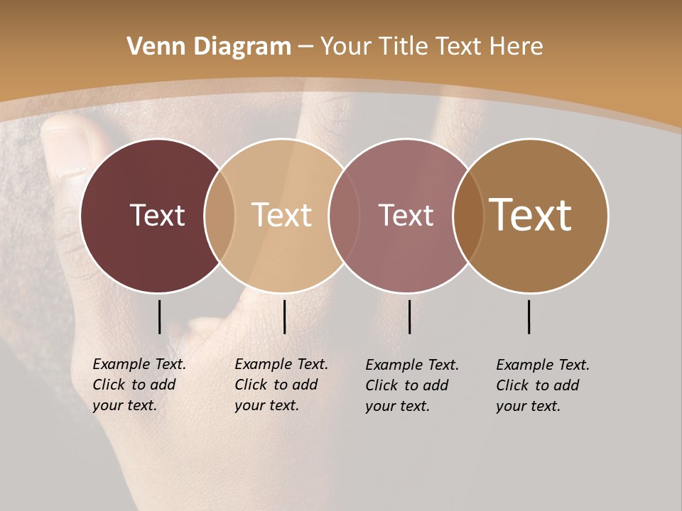 A Man With His Hands On His Face PowerPoint Template