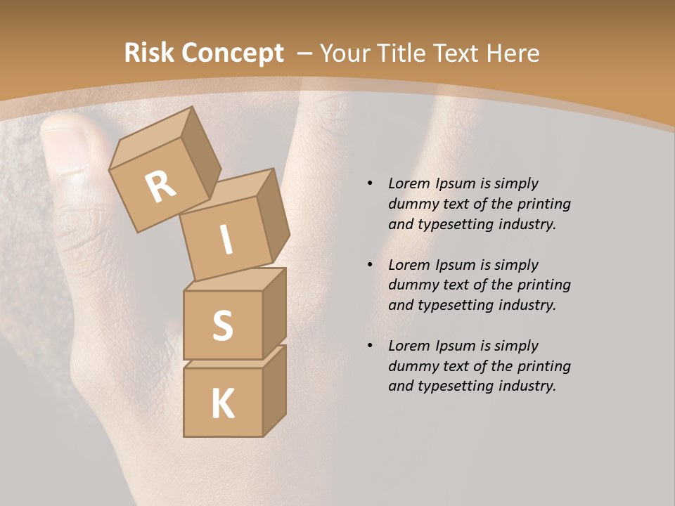 A Man With His Hands On His Face PowerPoint Template