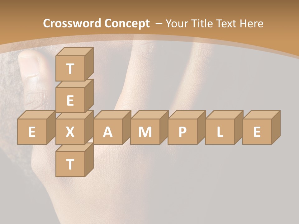 A Man With His Hands On His Face PowerPoint Template