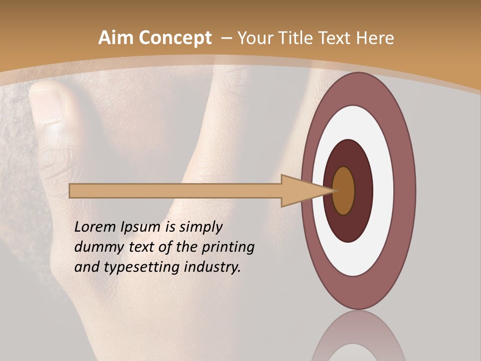 A Man With His Hands On His Face PowerPoint Template