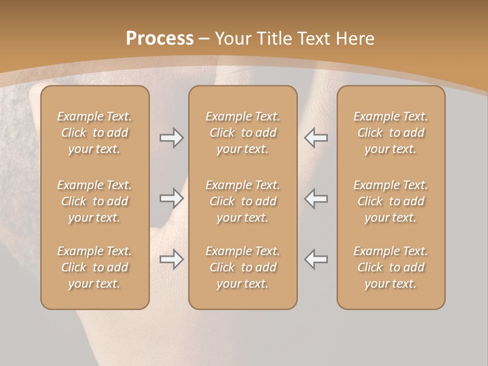 A Man With His Hands On His Face PowerPoint Template