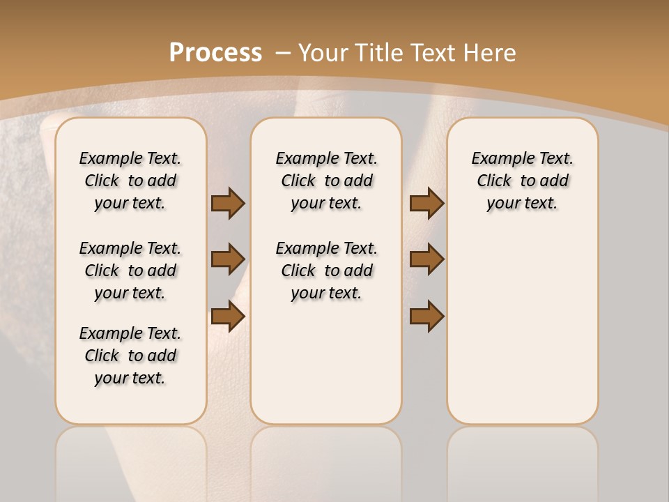 A Man With His Hands On His Face PowerPoint Template