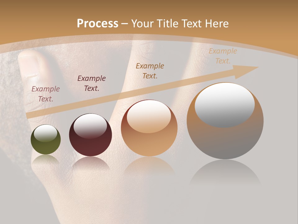 A Man With His Hands On His Face PowerPoint Template