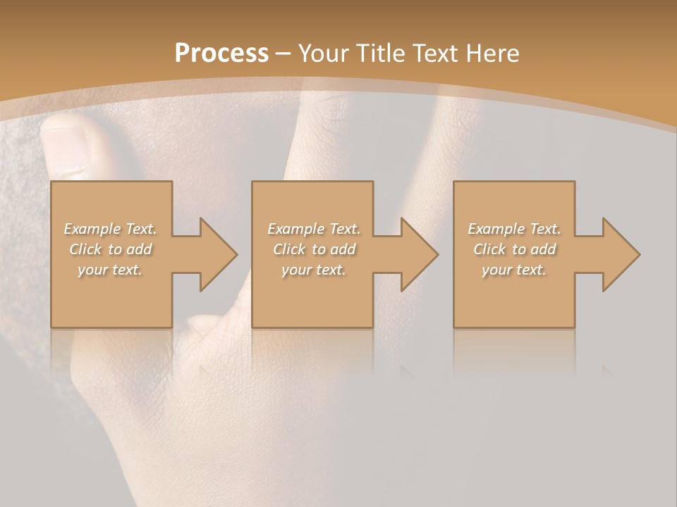 A Man With His Hands On His Face PowerPoint Template
