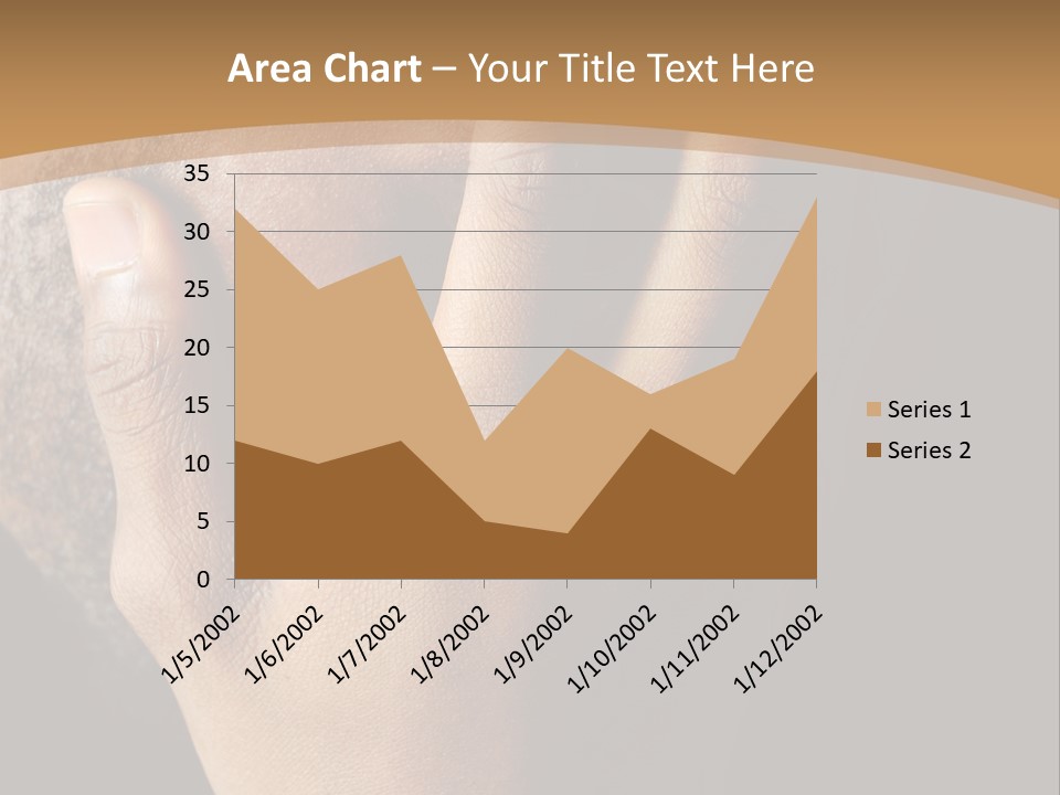 A Man With His Hands On His Face PowerPoint Template