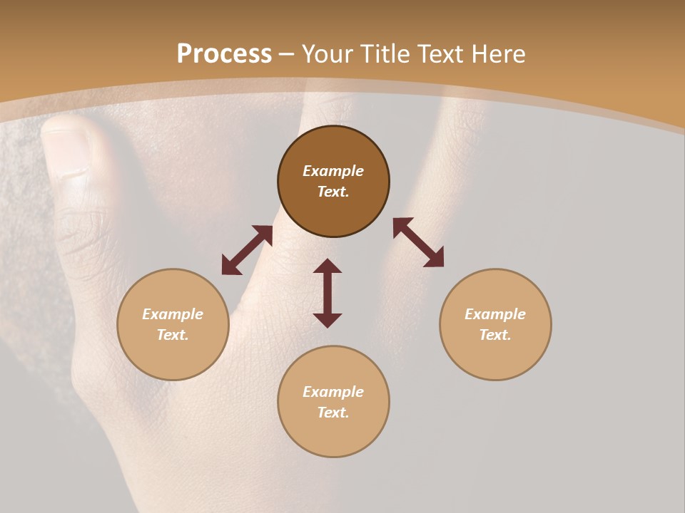 A Man With His Hands On His Face PowerPoint Template