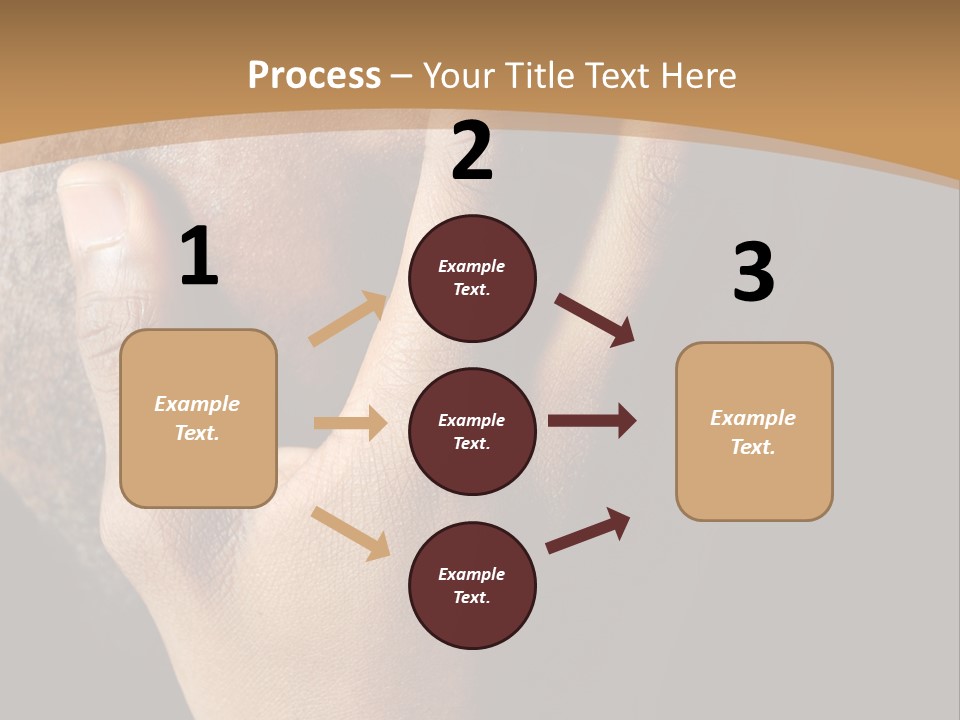 A Man With His Hands On His Face PowerPoint Template