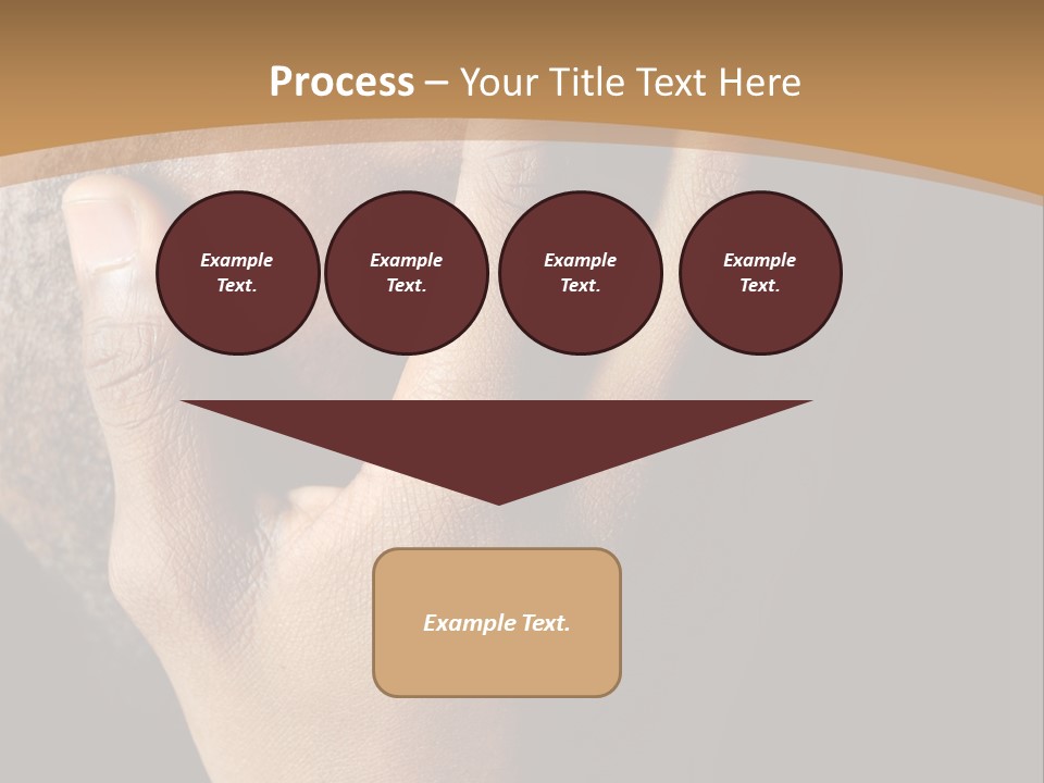 A Man With His Hands On His Face PowerPoint Template