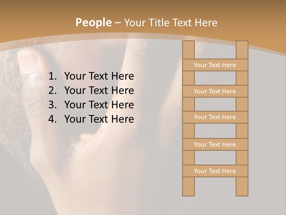 A Man With His Hands On His Face PowerPoint Template