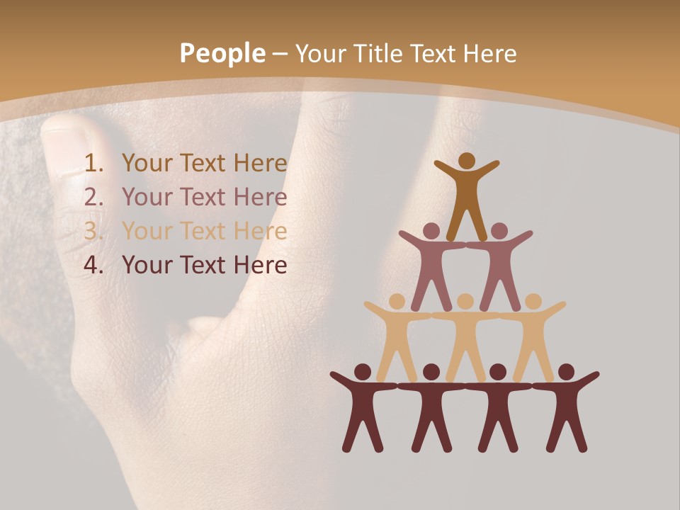 A Man With His Hands On His Face PowerPoint Template