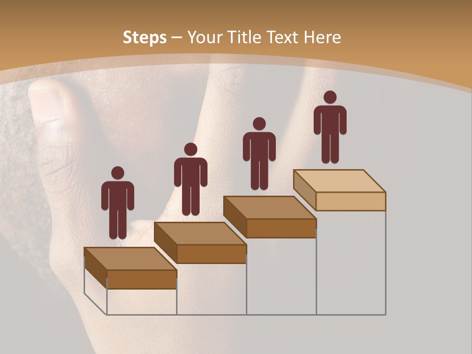 A Man With His Hands On His Face PowerPoint Template