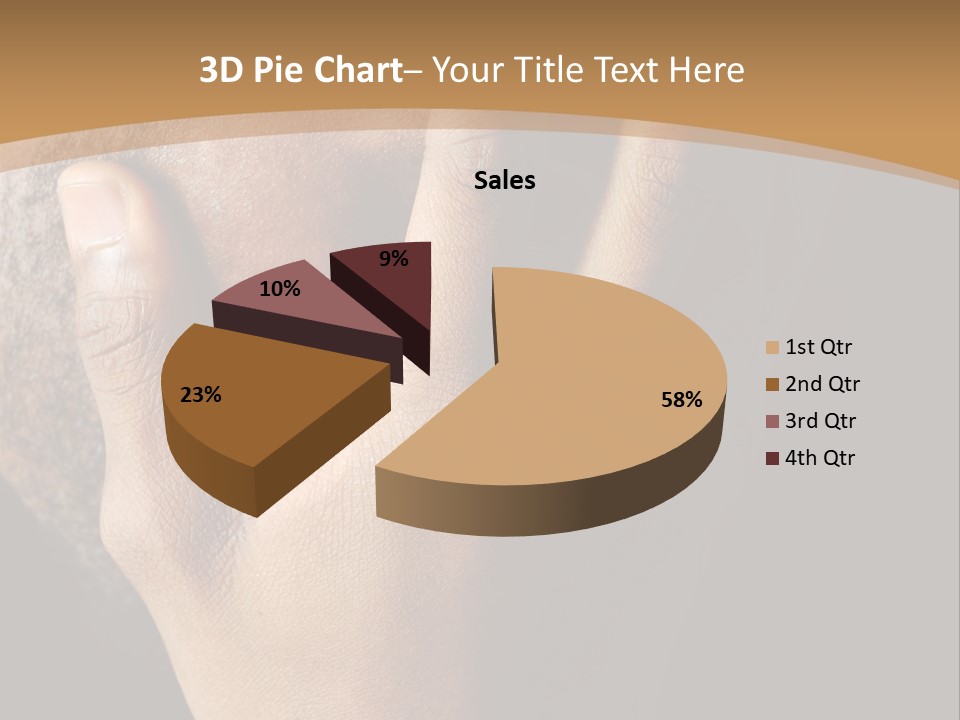 A Man With His Hands On His Face PowerPoint Template