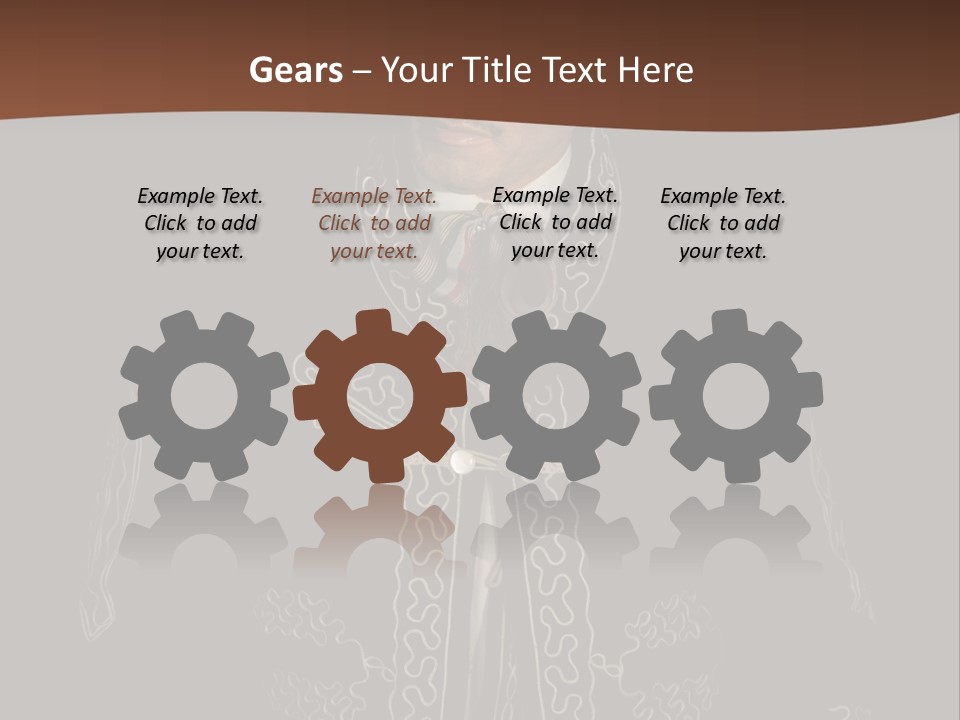 A Man Wearing A Sombrero Powerpoint Template PowerPoint Template