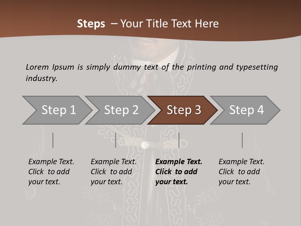 A Man Wearing A Sombrero Powerpoint Template PowerPoint Template
