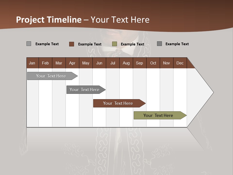 A Man Wearing A Sombrero Powerpoint Template PowerPoint Template