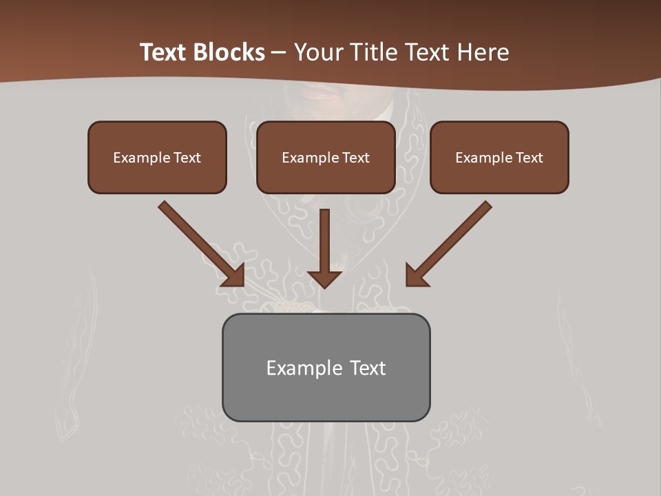 A Man Wearing A Sombrero Powerpoint Template PowerPoint Template