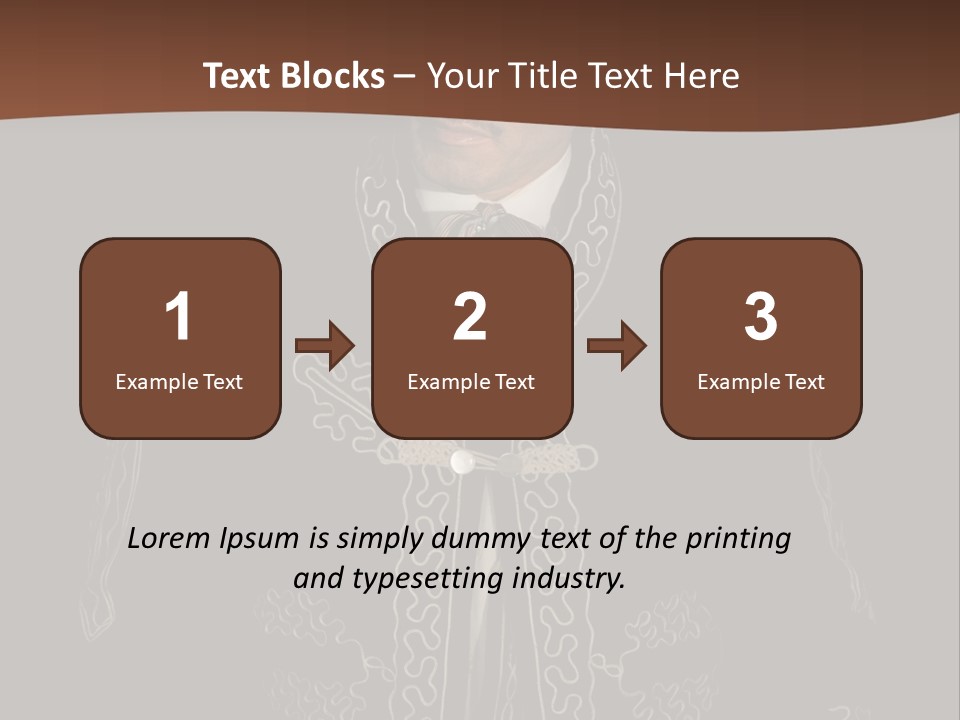 A Man Wearing A Sombrero Powerpoint Template PowerPoint Template