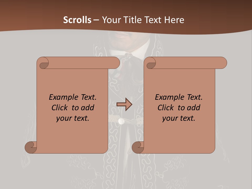 A Man Wearing A Sombrero Powerpoint Template PowerPoint Template