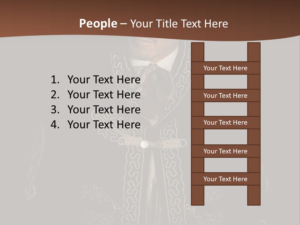A Man Wearing A Sombrero Powerpoint Template PowerPoint Template
