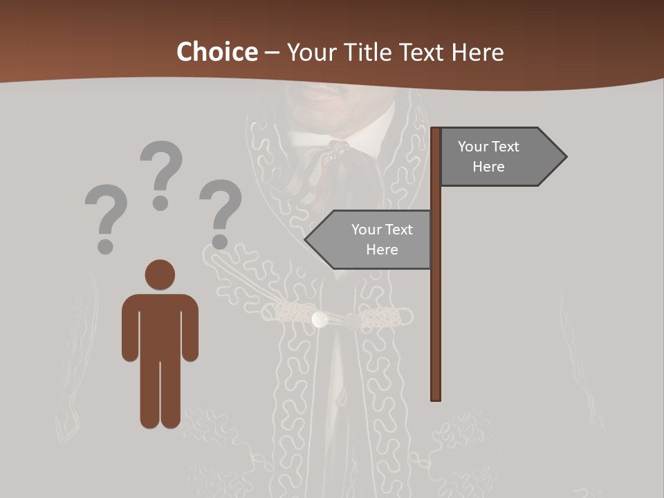 A Man Wearing A Sombrero Powerpoint Template PowerPoint Template