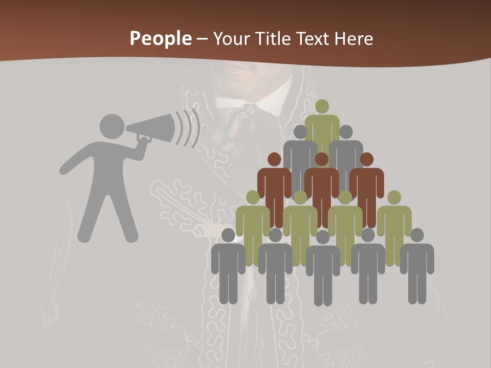 A Man Wearing A Sombrero Powerpoint Template PowerPoint Template