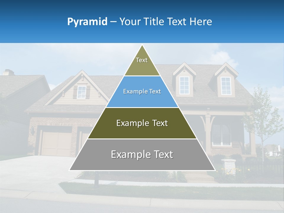 A House With A Gate And A Mailbox In Front Of It PowerPoint Template