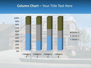 A House With A Gate And A Mailbox In Front Of It PowerPoint Template