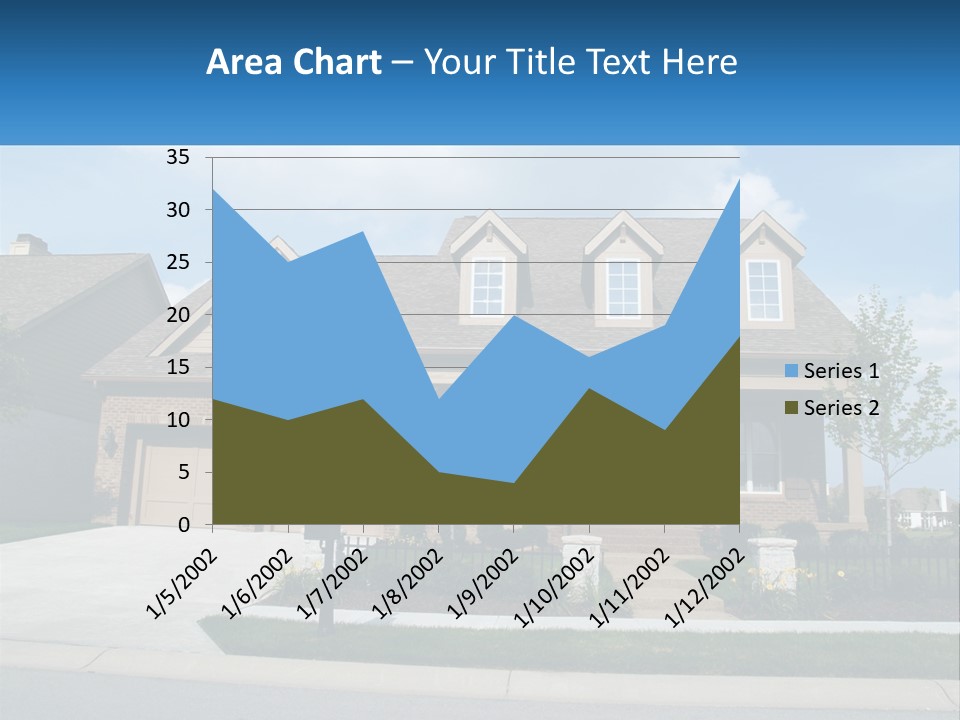 A House With A Gate And A Mailbox In Front Of It PowerPoint Template