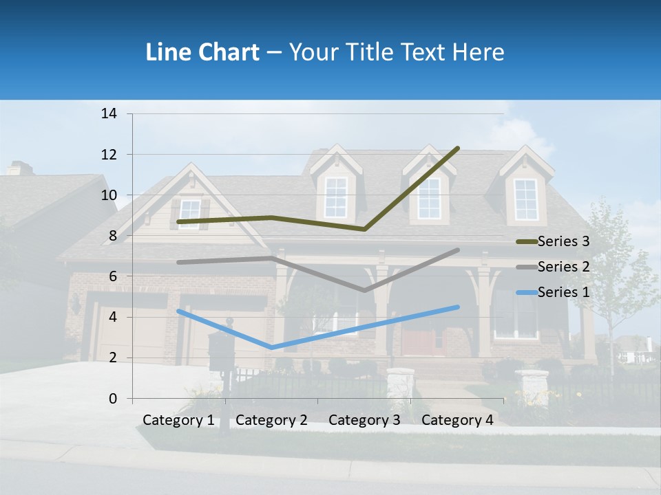 A House With A Gate And A Mailbox In Front Of It PowerPoint Template