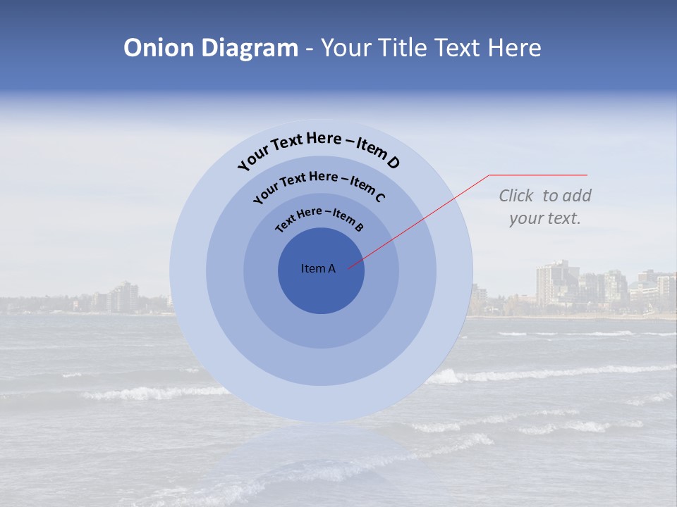 A Large Body Of Water With A City In The Background PowerPoint Template