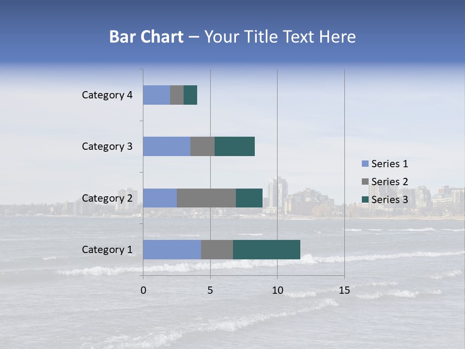 A Large Body Of Water With A City In The Background PowerPoint Template