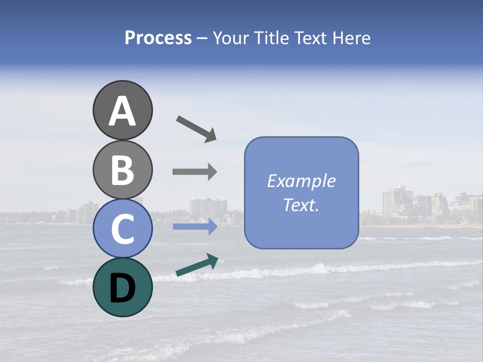 A Large Body Of Water With A City In The Background PowerPoint Template