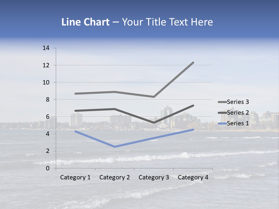 A Large Body Of Water With A City In The Background PowerPoint Template