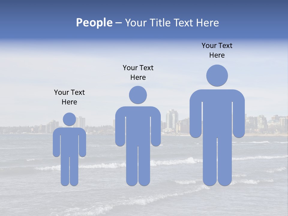 A Large Body Of Water With A City In The Background PowerPoint Template