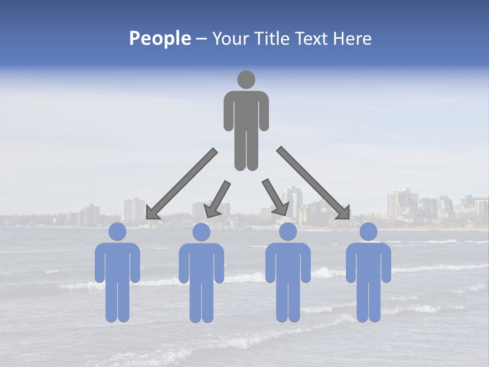 A Large Body Of Water With A City In The Background PowerPoint Template