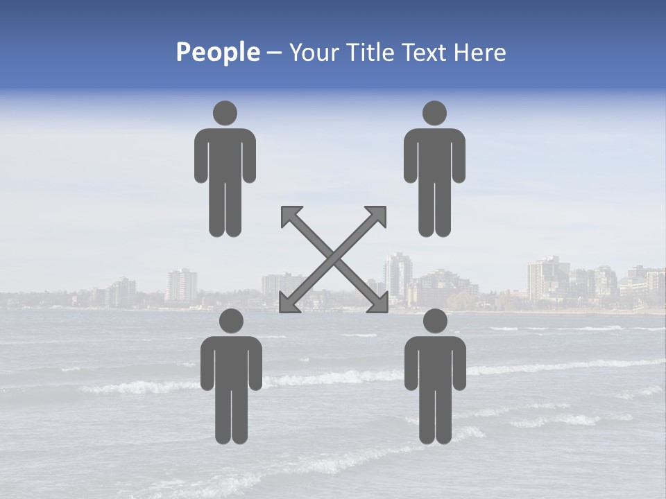 A Large Body Of Water With A City In The Background PowerPoint Template