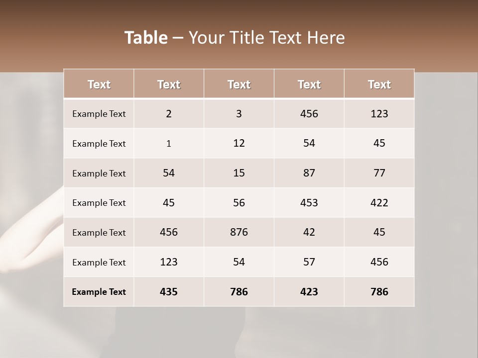 A Woman Is Listening To Music With Headphones PowerPoint Template