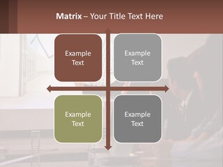 A Man Giving A Presentation To A Group Of People PowerPoint Template