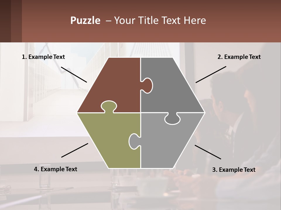 A Man Giving A Presentation To A Group Of People PowerPoint Template