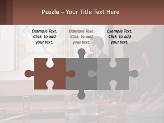 A Man Giving A Presentation To A Group Of People PowerPoint Template