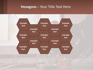 A Man Giving A Presentation To A Group Of People PowerPoint Template