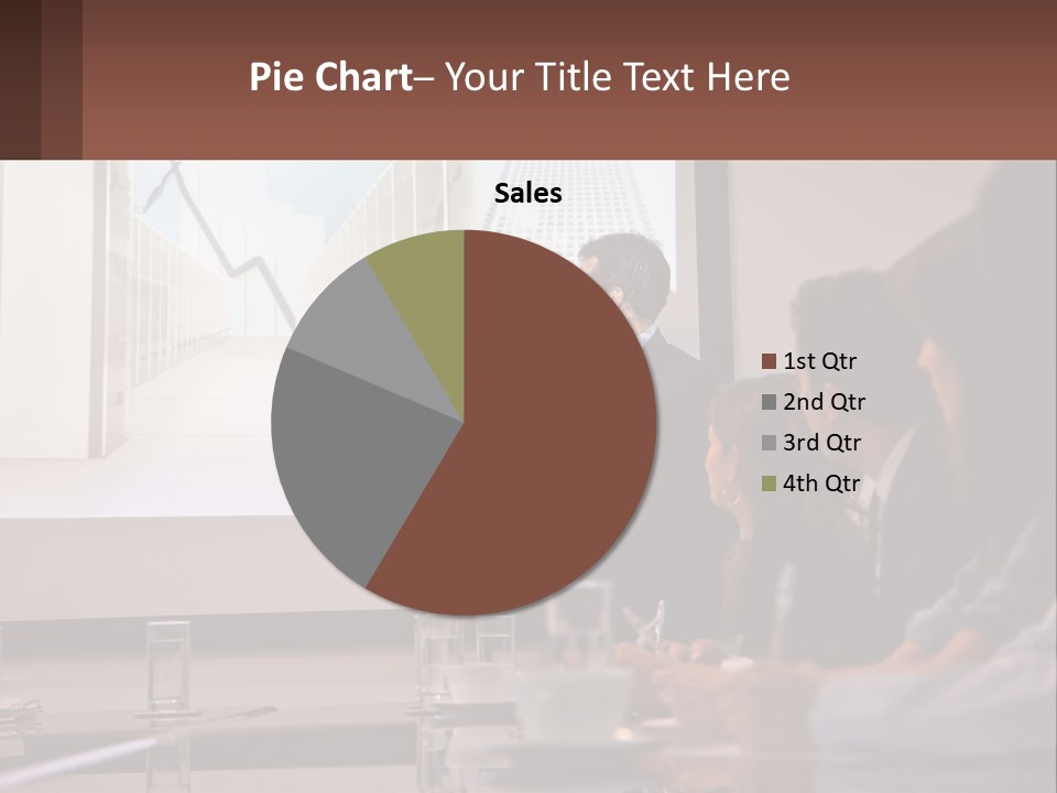 A Man Giving A Presentation To A Group Of People PowerPoint Template