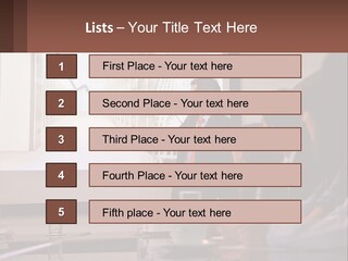 A Man Giving A Presentation To A Group Of People PowerPoint Template