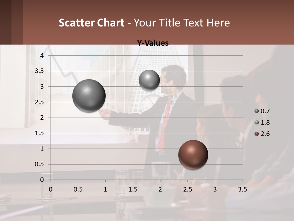 A Man Giving A Presentation To A Group Of People PowerPoint Template