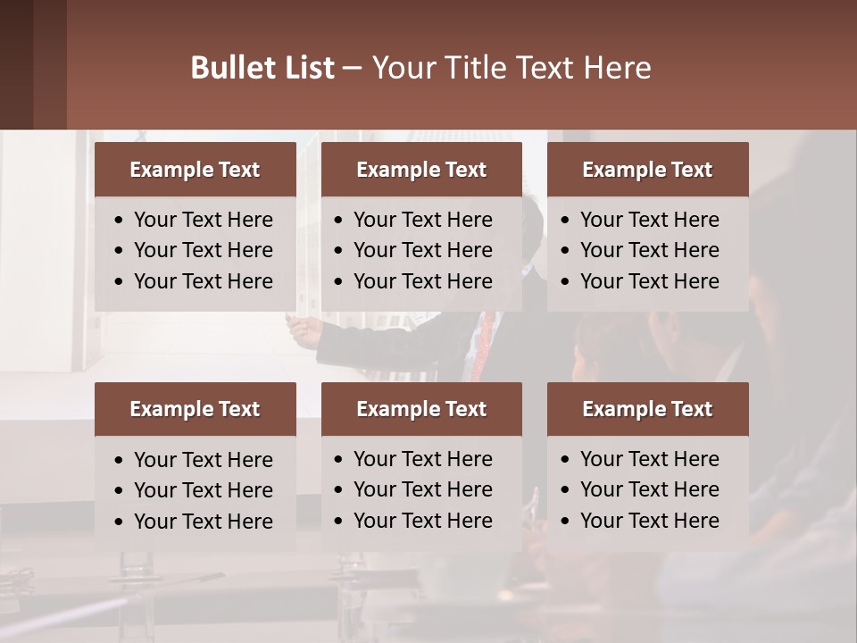 A Man Giving A Presentation To A Group Of People PowerPoint Template