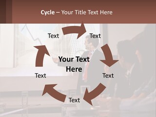 A Man Giving A Presentation To A Group Of People PowerPoint Template