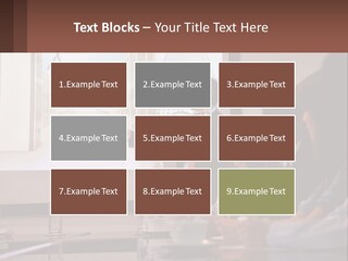 A Man Giving A Presentation To A Group Of People PowerPoint Template