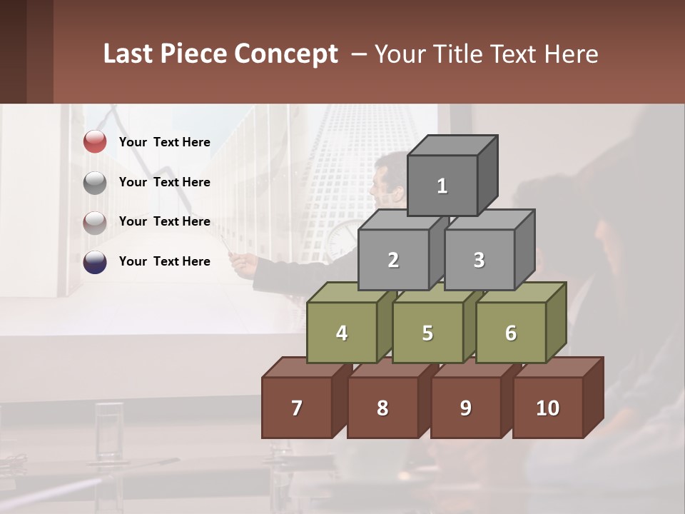 A Man Giving A Presentation To A Group Of People PowerPoint Template
